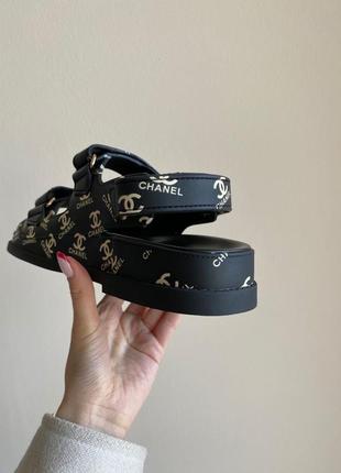Босоножки сандалии в стиле шанель chanel3 фото