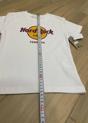 Акция 🎁 новая детская футболка hard rock cafe tenerife белого цвета h&amp;m primark9 фото