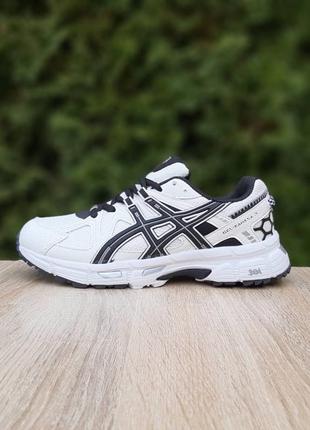 Кроссовки asics gel kahana 8 белые с черным5 фото