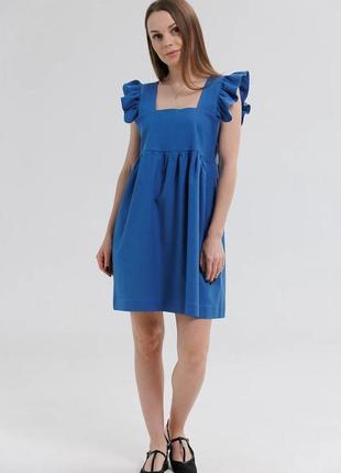 Подростковый сарафан для девочки размер 146, 152, 158, 164 синий