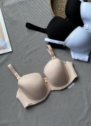 Бюстгальтер сейсер lanny mode, код 3014, чашка с, d, e білий, чорний, капучіно