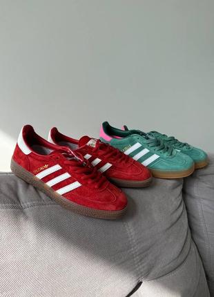 Женские кроссовки в стиле adidas gazelle indoor green.10 фото