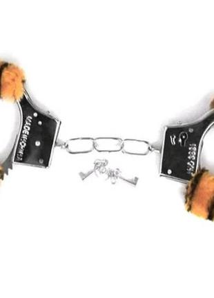 Наручники з хутряною облямівкою, тигровий