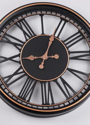 Годинник настінний великий оригінальний для вітальні годинник в стилі лофт1 фото