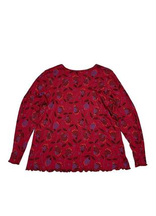 Gudrun sjoden lightweight organic floral longsleeve top легкий органический лонгслив гудрун сжоден2 фото