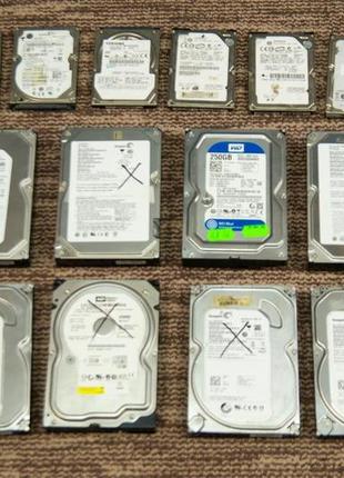 Мегалот, жорсткі диски, hdd, неробочі, 14 шт, 4.5 кг, німеччина1 фото