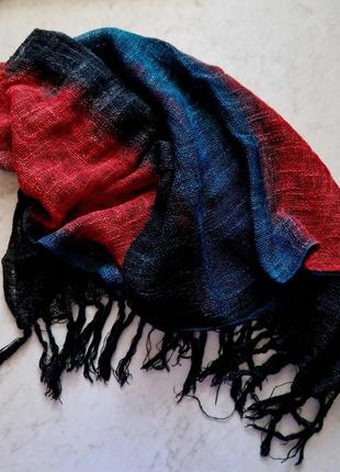 ❤ классный натуральный яркий шарф