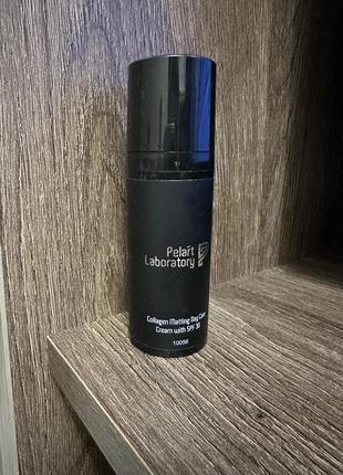 Денний крем з колагеном spf 30 для обличчя, без тону pelart laboratory