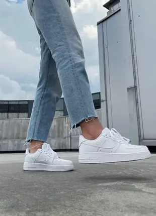 Кросівки nike air force classic white low2 фото