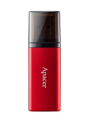 Флеш-накопичувач usb3.2 64gb apacer ah25b red (ap64gah25br-1)