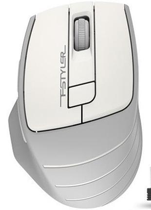 Миша бездротова a4tech fg30 grey/white