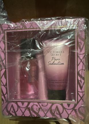 Подарочный набор спрей+лосьон pure seduction victoria’s secret оригинал
