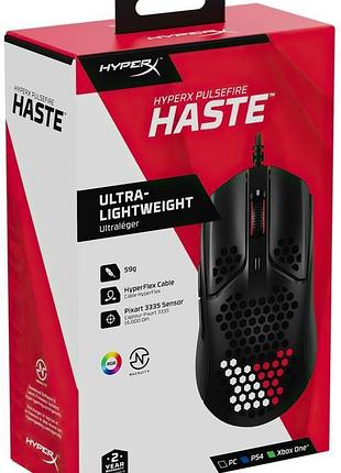Миша hyperx pulsefire haste black (4p5p9aa) 8
