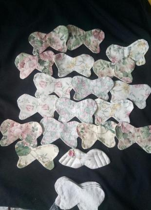 Бабочки для дизайна интерьера, ткань, или подарок к моим лотам.