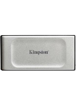 Накопичувач зовнішній ssd portable usb  500gb kingston xs2000 silver (sxs2000/500g)