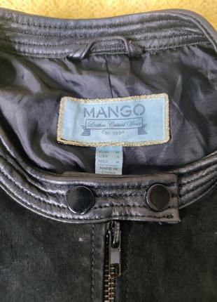 Винтажная замшевая куртка mango3 фото