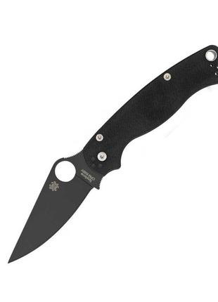 Ніж складний spyderco para-military 2 black blade (c81gpbk2)