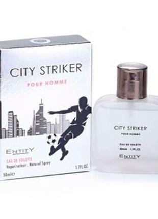 Туалетная вода мужская entity city striker 50 мл парфюм для мужчин