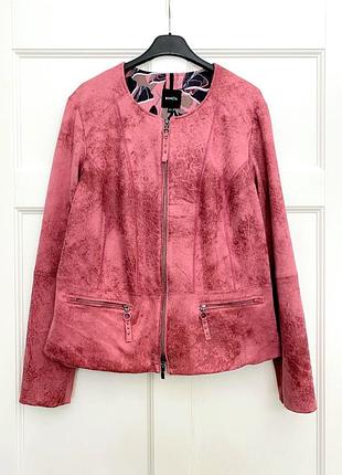 Куртка жакет bonita tom talior под замшу цвета чайной розы, размер 42 l-xl