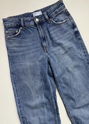 Фврменные джинсы bershka high waist straight2 фото