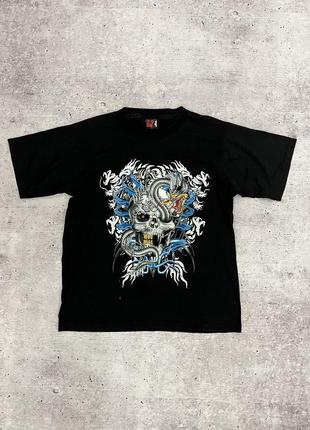 Вінтажна футболка dragon japanese style