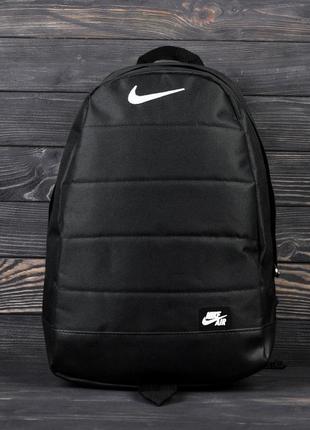 Рюкзак спортивний найк / nike air black чоловічий міський стильний портфель якісний сумка 20л колір чорний