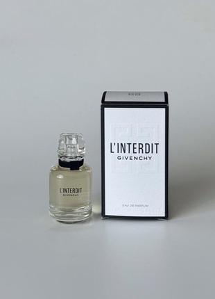 Givenchy l'interdit eau de parfum парфюмированная вода питая цветочные восточные духи парфюм