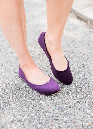 ❤ актуальні акцентні натуральні балетки човники тапулі