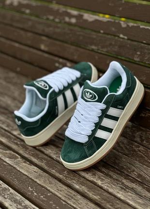 Adidas campus green4 фото