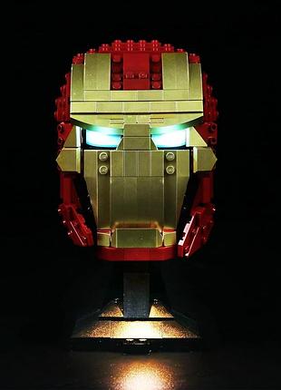 Сток! набір світлодіодних ліхтарів для шолома lego iron man