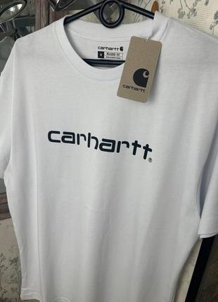 Футболка carhartt біла чоловіча