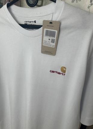 Футболка carhartt біла чоловіча