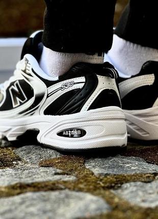 Кросівки new balance 530 black/white8 фото