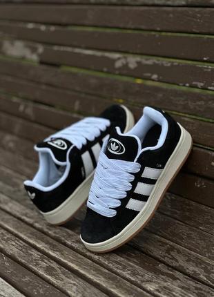 Adidas campus core black5 фото