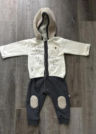 Теплый комбинезон 3-6 месяцев