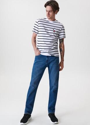 Чоловічі однотонні класичні джинси regular sinsay 53395