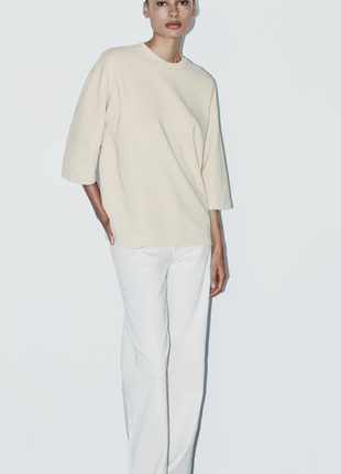 Варена футболка heavy weight zara s m