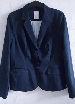 Стильный котоновый пиджак, 46?-48-50?, хлопок, эластан, s.oliver2 фото