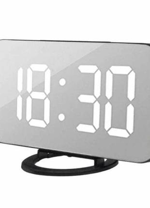 Настільні годинники led електронні дзеркальні від usb ds-3625l