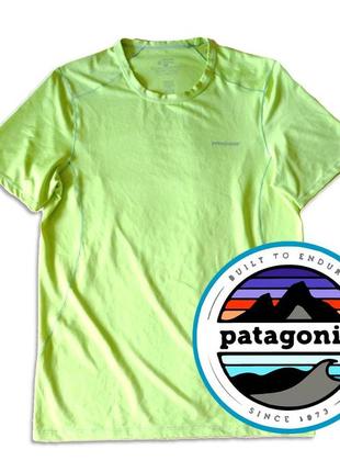 Patagonia (s) спортивна футболка лимонного кольору