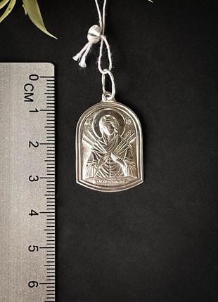 Серебряная подвеска иконка, 925 проба2 фото