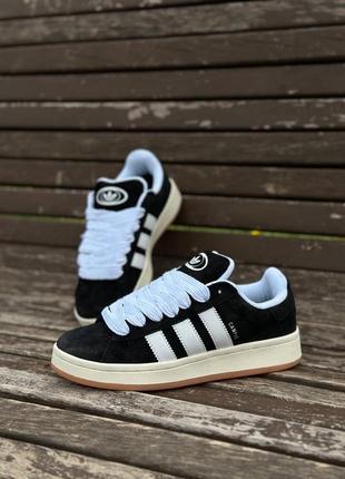 Adidas campus core black2 фото