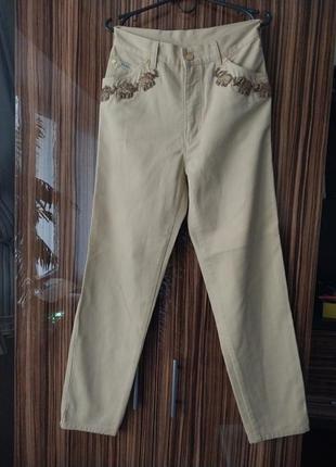 Крутые оригинальные винтажные люксовые джинсы escada one времён margareta ley