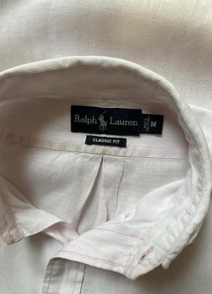 Женская рубашка льняная от polo ralph lauren4 фото