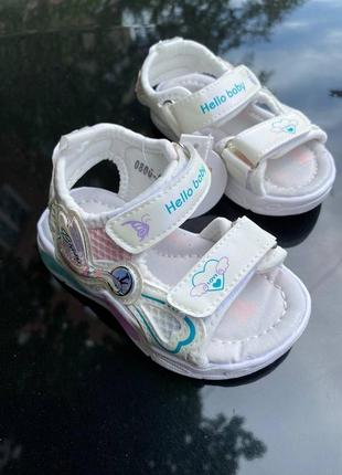 Дитячі босоніжки,сандалі з підсвіткою на дівчинку том м 🙋🏼‍♀️