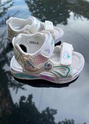 Дитячі босоніжки,сандалі з підсвіткою на дівчинку том м 🙋🏼‍♀️