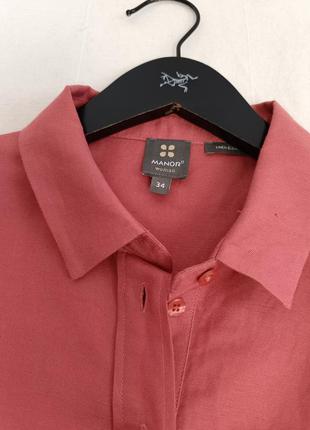 Рубашка смесь льна3 фото