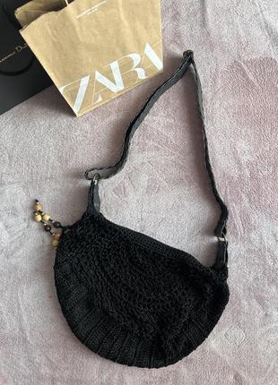 Сумка літня zara/ солом‘яна сумка