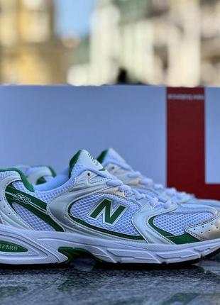 Кросівки new balance 530 white green silver3 фото