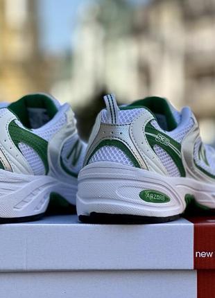 Кросівки new balance 530 white green silver5 фото